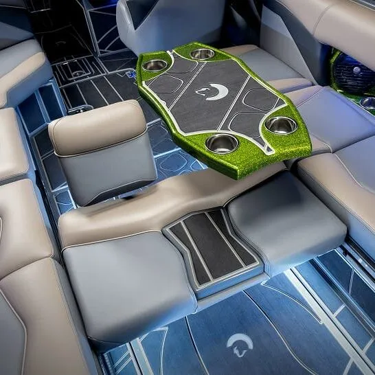 Slide Seat With Component Receptacles & Limo Lights (Optional)